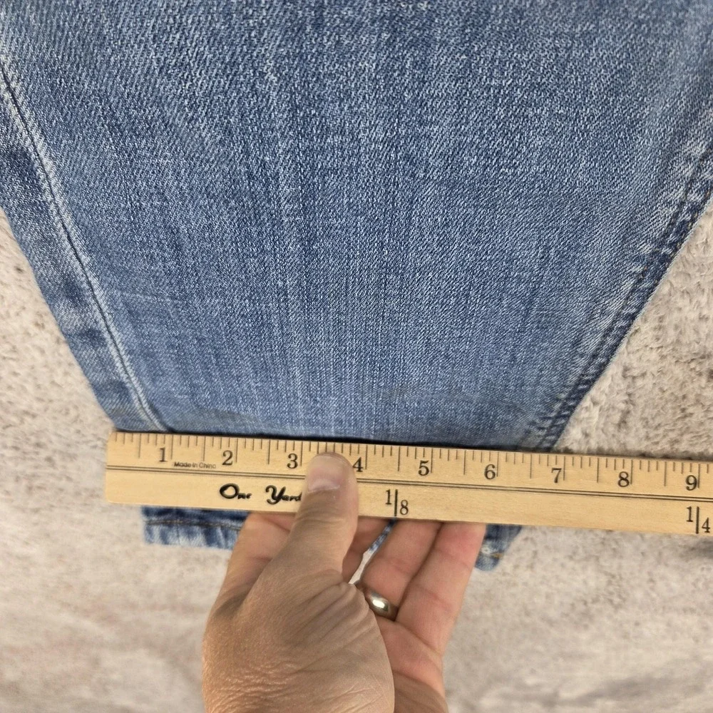 Diesel Jeans Mens 33x32 Blue D-Luster Slim Button Fly Stretch Light Wash OIHAR
